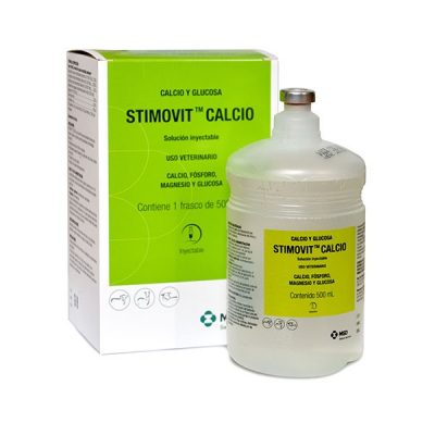 Solución para deficiencias de calcio, fósforo y magnesio en bovinos. Hipocalcemia posparto, síndrome de vaca caída.​